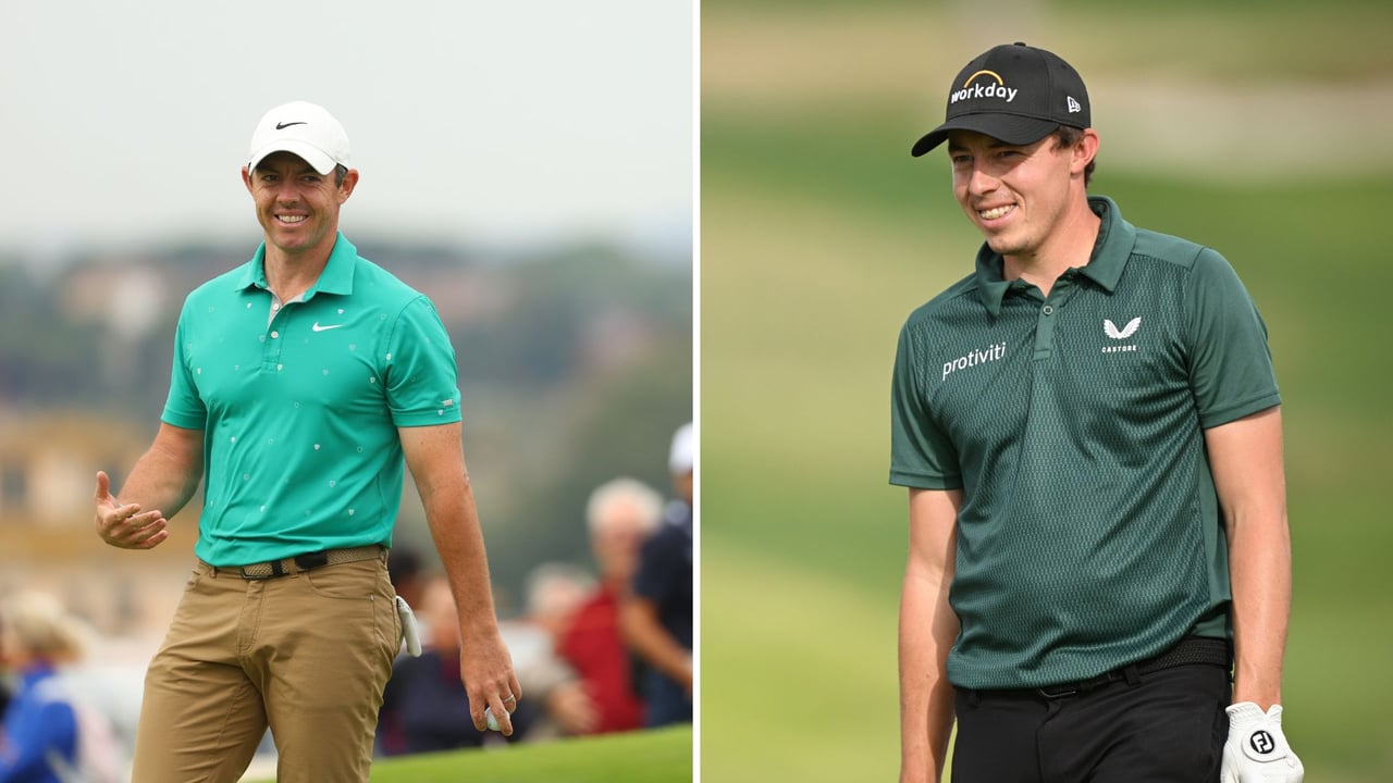 Rory McIlroy und Matt Fitzpatrick haben Grund zum Strahlen. (Foto: Getty) Rory McIlroy und Matt Fitzpatrick haben Grund zum Strahlen. (Foto: Getty)