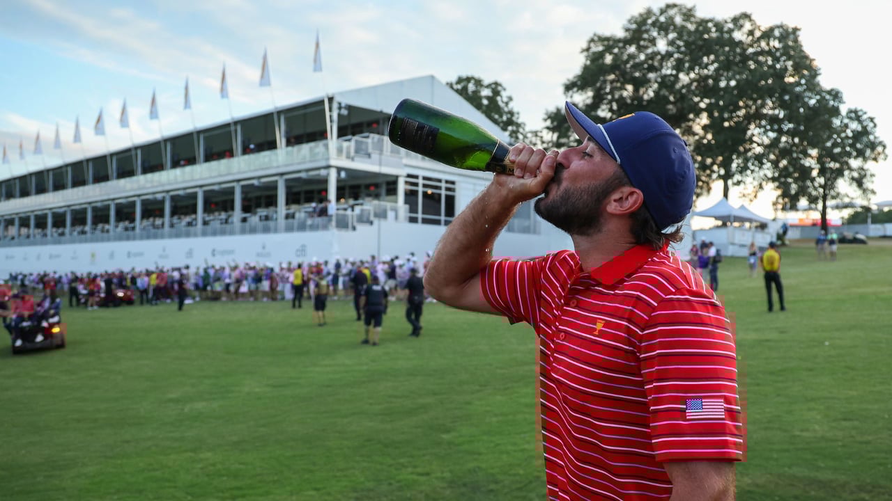 Grund zum Feiern: Max Homa erbrachte als Rookie Bestleistung. (Foto: Getty) Grund zum Feiern: Max Homa erbrachte als Rookie Bestleistung. (Foto: Getty)