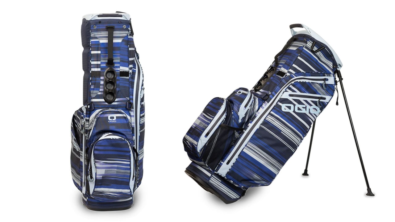 Das Modell "Warp Speed" aus der Serie All-Elements Woode Hybrid Golfbags von Ogio. (Foto: Ogio) Das Modell "Warp Speed" aus der Serie All-Elements Woode Hybrid Golfbags von Ogio. (Foto: Ogio)