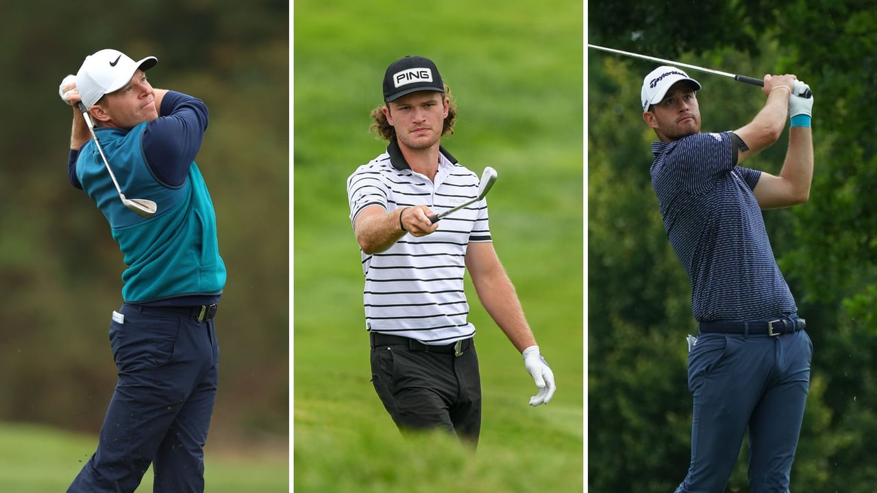 Drei Deutsche mit der besten Ausgangslage für Challenge Tour Grand Final: Alexander Knappe, Freddy Schott & Max Schmitt (v.l.n.r.). (Foto: Getty) Drei Deutsche mit der besten Ausgangslage für Challenge Tour Grand Final: Alexander Knappe, Freddy Schott & Max Schmitt (v.l.n.r.). (Foto: Getty)