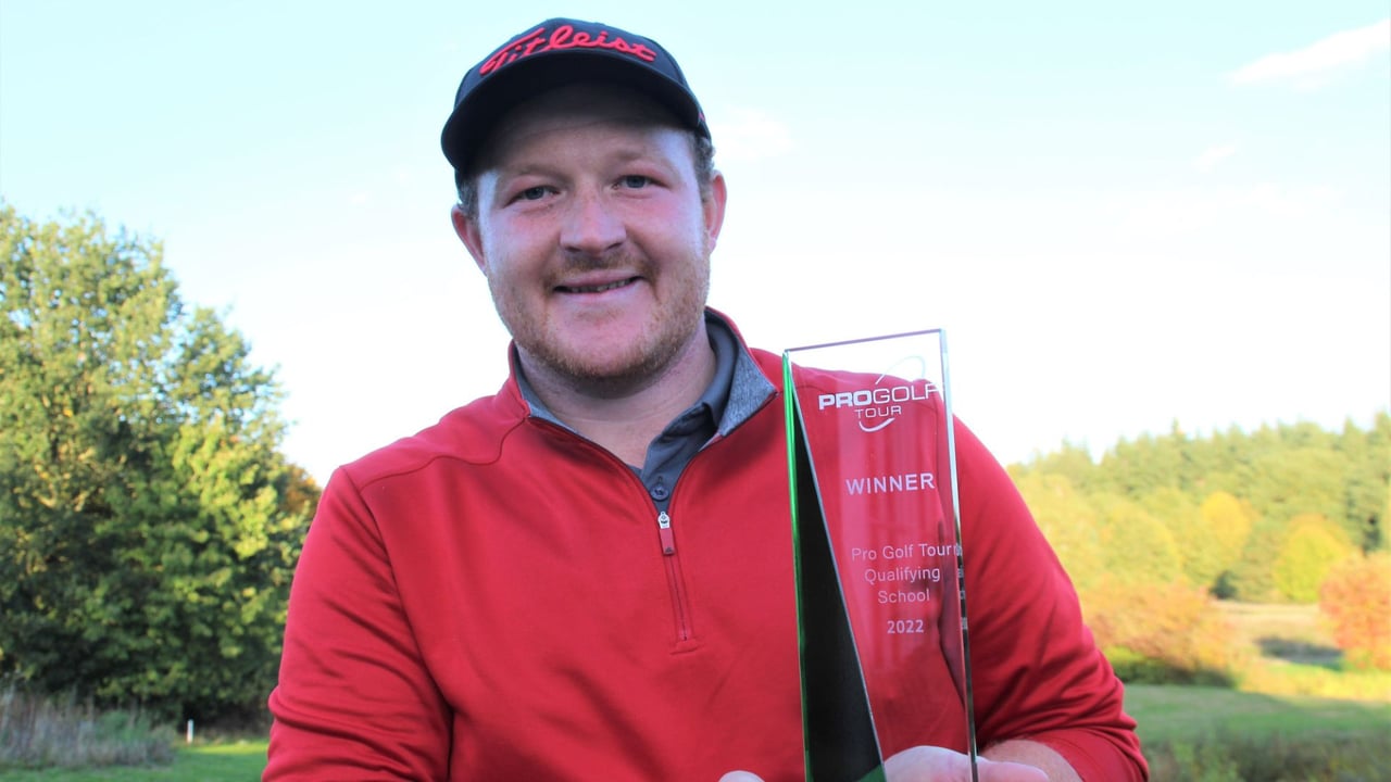 Max Griesbeck gewinnt die Pro Golf Tour Q-School. (Foto: Pro Golf Tour) Max Griesbeck gewinnt die Pro Golf Tour Q-School. (Foto: Pro Golf Tour)