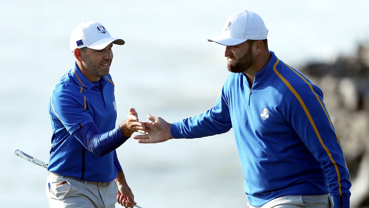 Jon Rahm wünscht sich LIV Spieler beim Ryder Cup. (Foto: Getty) Jon Rahm wünscht sich LIV Spieler beim Ryder Cup. (Foto: Getty)
