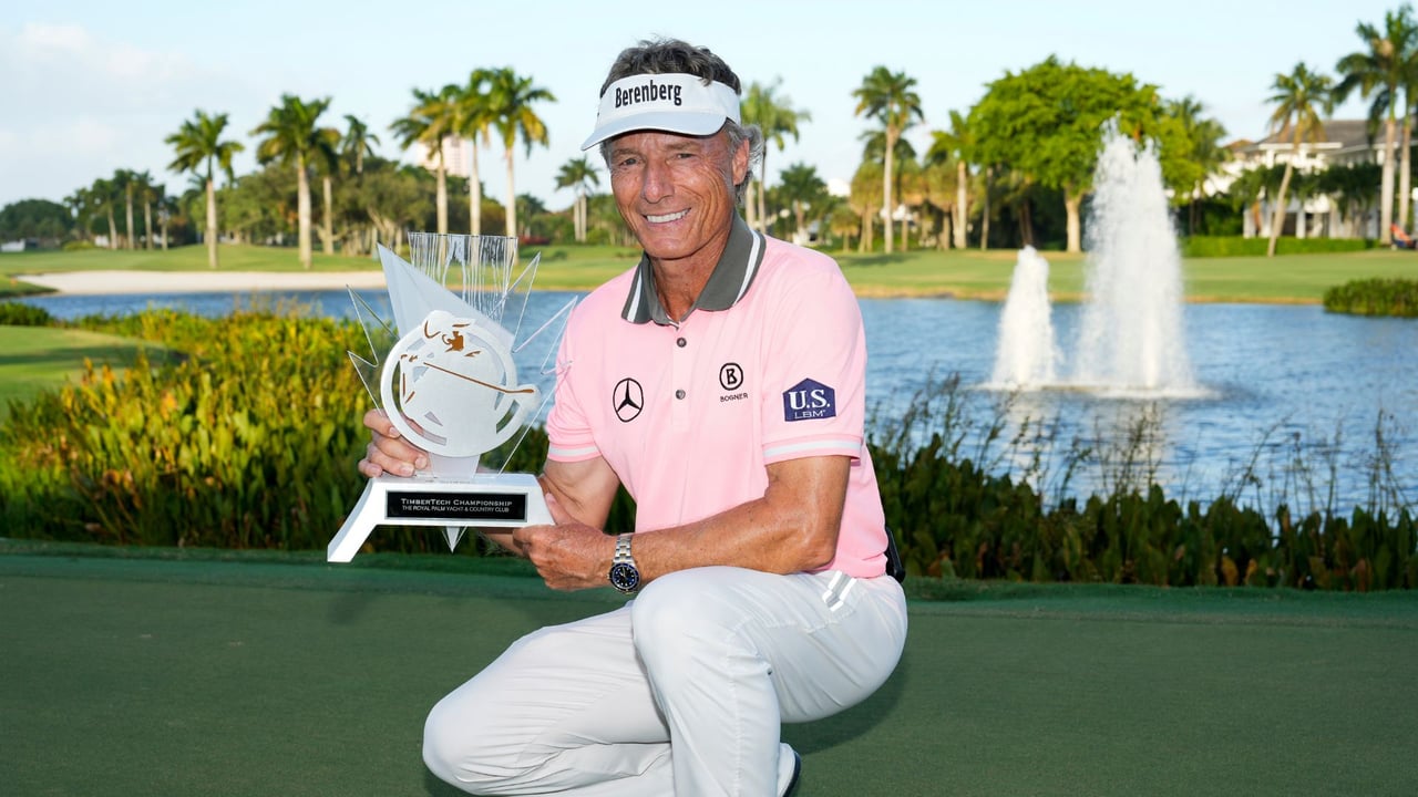 Bernhard Langer schreibt mit seinem Sieg in Boca Raton, Florida Geschichte. (Foto: Getty) Bernhard Langer schreibt mit seinem Sieg in Boca Raton, Florida Geschichte. (Foto: Getty)