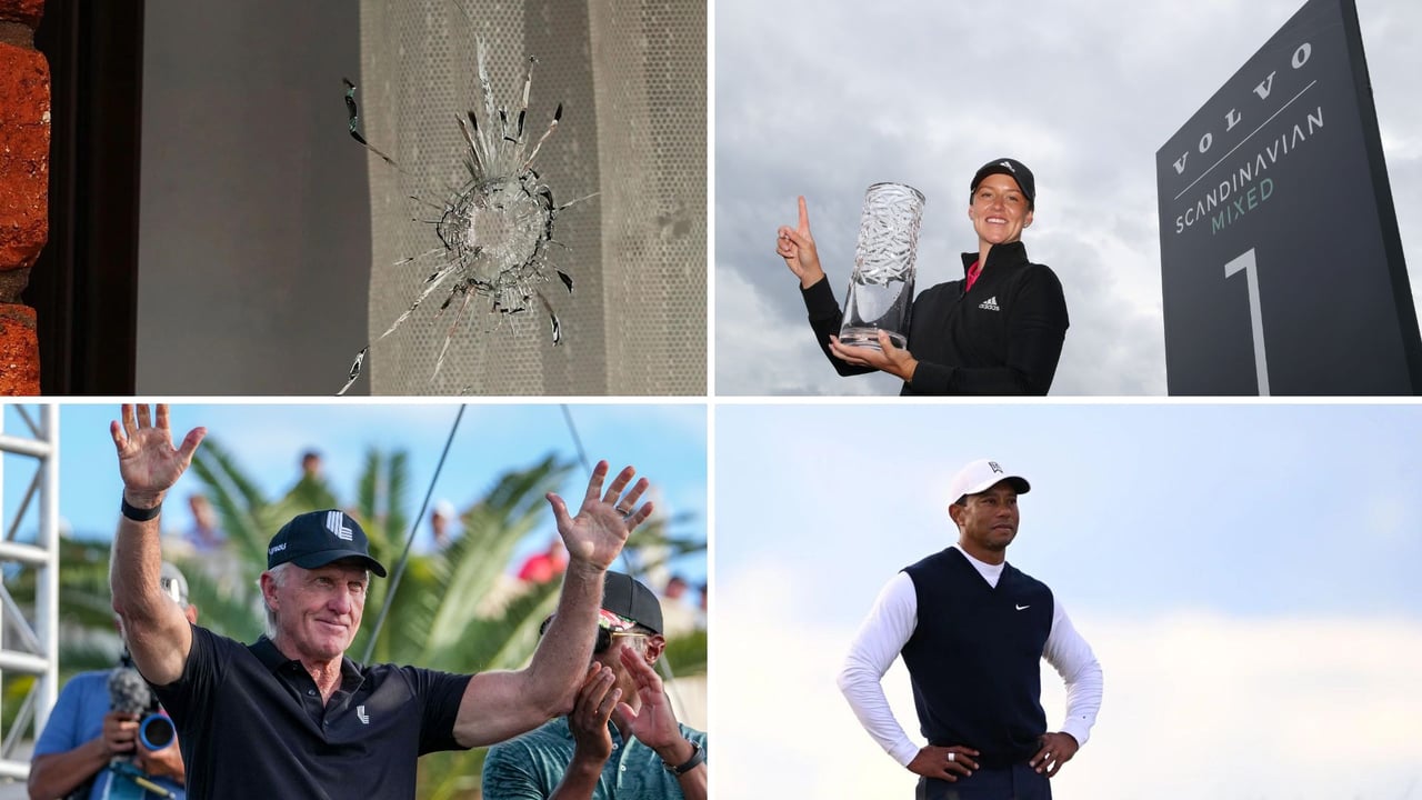 Von zerschlagenen Scheiben über Greg Norman und Linn Grant bis hin zu Tiger Woods. (Foto: Getty) Von zerschlagenen Scheiben über Greg Norman und Linn Grant bis hin zu Tiger Woods. (Foto: Getty)