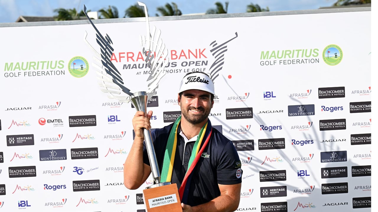 Antoine Rozner schnappt sich den letzten Titel des Jahres auf der DP World Tour. (Foto: getty) Antoine Rozner schnappt sich den letzten Titel des Jahres auf der DP World Tour. (Foto: getty)