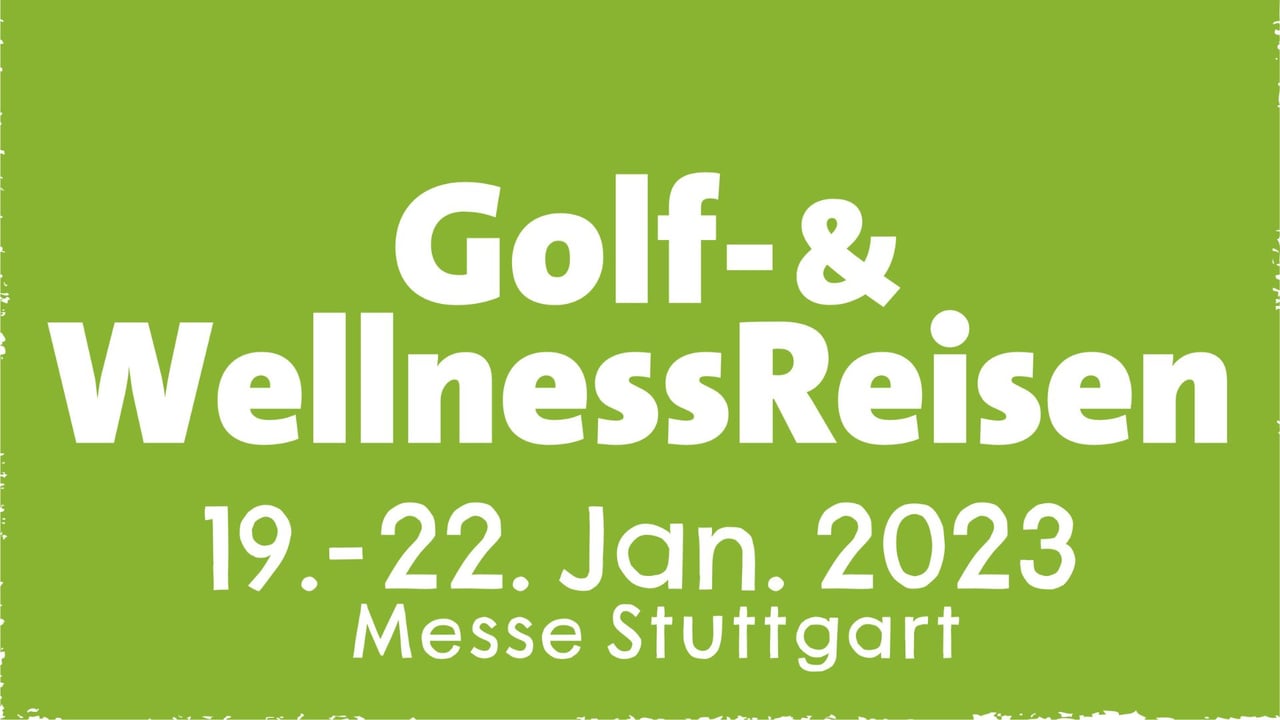 Die Golf- und WellnessReisen Messe findet im Januar 2023 statt. (Foto: Golf- und WellnessReisen) Die Golf- und WellnessReisen Messe findet im Januar 2023 statt. (Foto: Golf- und WellnessReisen)