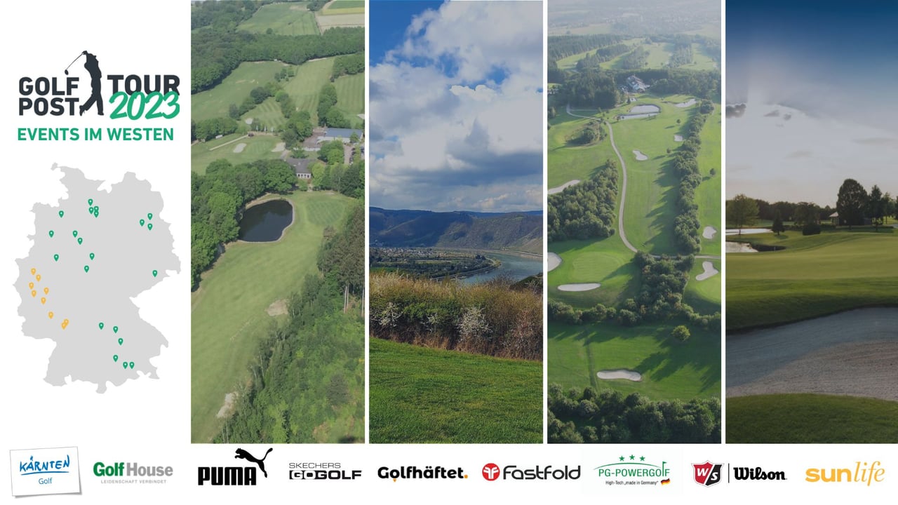 Die Golf Post Tour 2023 bietet gleich zehn Events im Westen. Die Golf Post Tour 2023 bietet gleich zehn Events im Westen.
