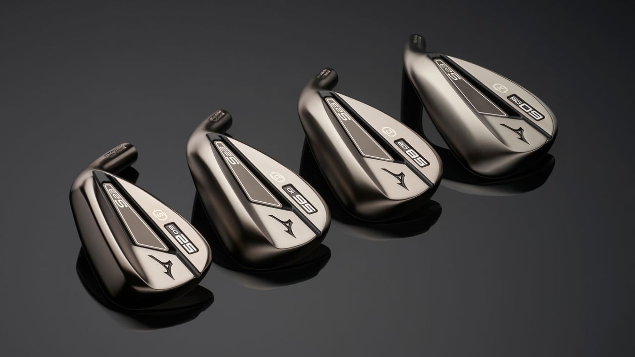 Die neuen Mizuno S23 Wedges für mehr Spin rund ums Grün. (Foto: Mizuno) Die neuen Mizuno S23 Wedges für mehr Spin rund ums Grün. (Foto: Mizuno)
