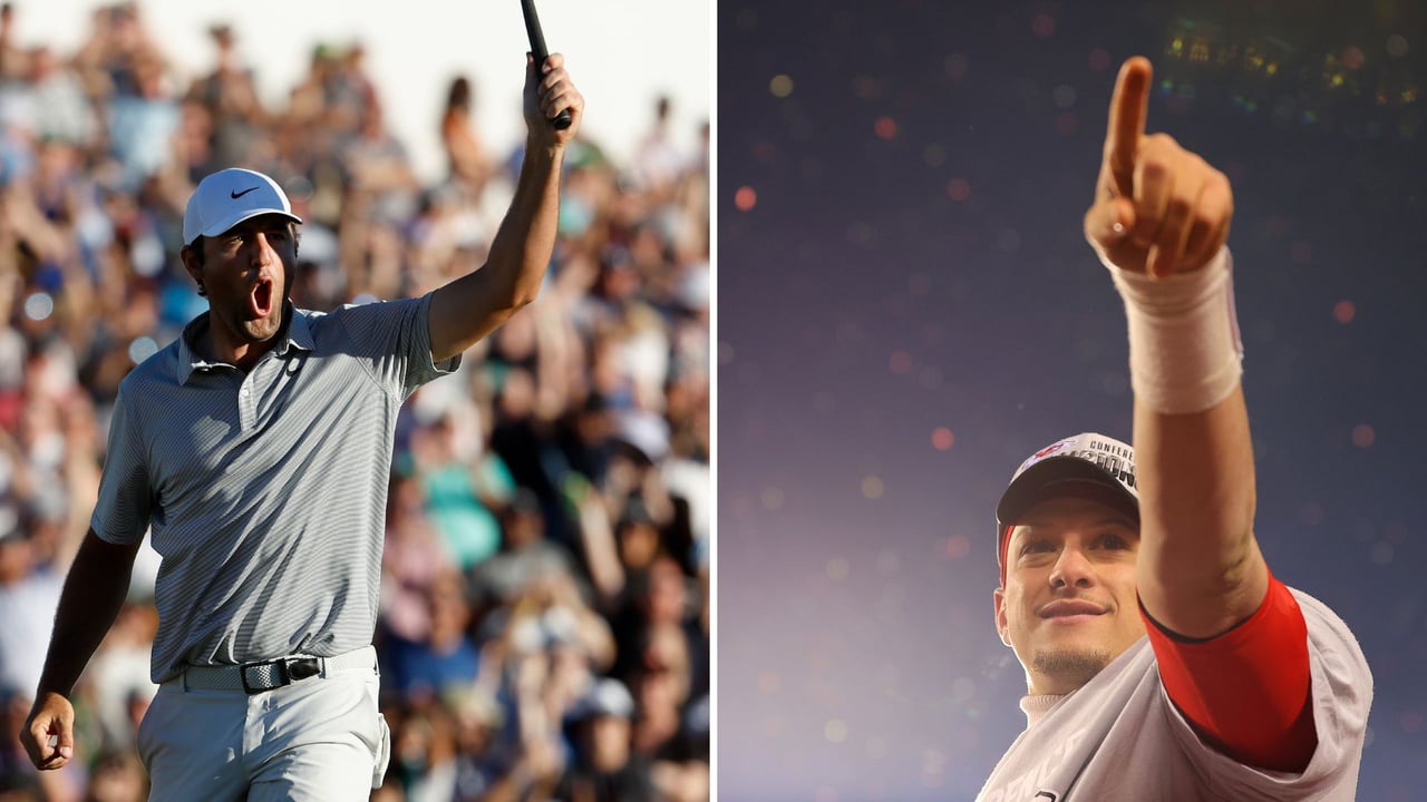 Scottie Scheffler und Patrick Mahomes könnten am Wochenende einmal mehr im Fokus stehen. (Fotos: Getty) Scottie Scheffler und Patrick Mahomes könnten am Wochenende einmal mehr im Fokus stehen. (Fotos: Getty)