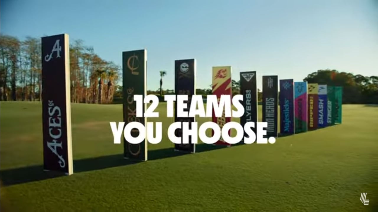 LIV Golf startet mit der "12 Teams. You Choose." Aktion in die neue Saison 2023. (Foto: Youtube/ LIV Golf) LIV Golf startet mit der "12 Teams. You Choose." Aktion in die neue Saison 2023. (Foto: Youtube/ LIV Golf)