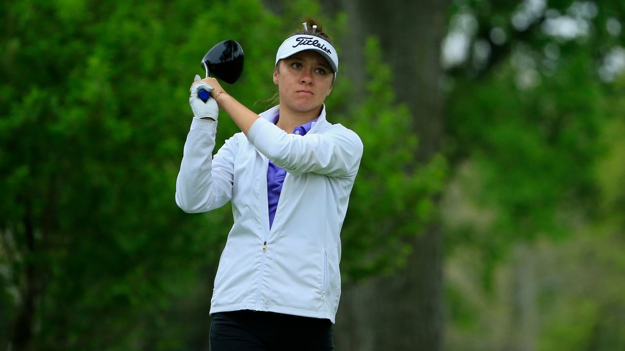Anna Davis erlebte einen Start in das Augusta National Women's Amateur zum Vergessen. (Foto: Getty) Anna Davis erlebte einen Start in das Augusta National Women's Amateur zum Vergessen. (Foto: Getty)