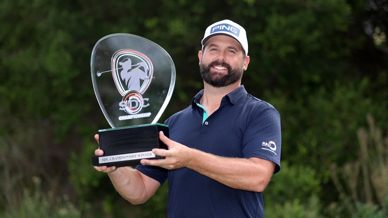 Matthew Baldwin feiert den Premierensieg auf der European Tour. (Foto: Getty) Matthew Baldwin feiert den Premierensieg auf der European Tour. (Foto: Getty)