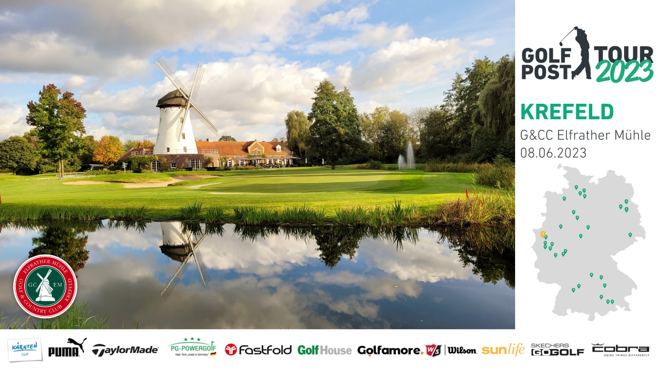 Die Golf Post Tour 2023 zu Gast im Golf & Country Club an der Elfrather Mühle. (Foto: Golf Post) Die Golf Post Tour 2023 zu Gast im Golf & Country Club an der Elfrather Mühle. (Foto: Golf Post)