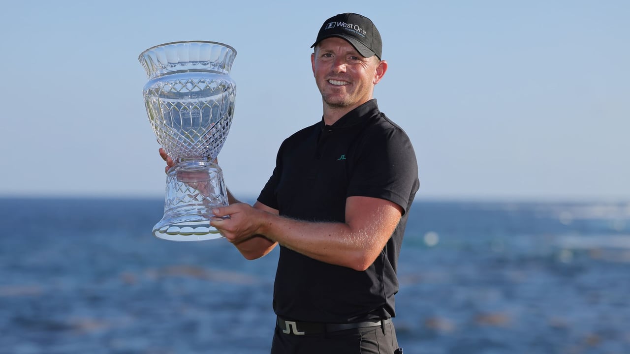 Matt Wallace feiert in Punta Cana seinen Premierentitel auf der PGA Tour. (Foto: Getty) Matt Wallace feiert in Punta Cana seinen Premierentitel auf der PGA Tour. (Foto: Getty)