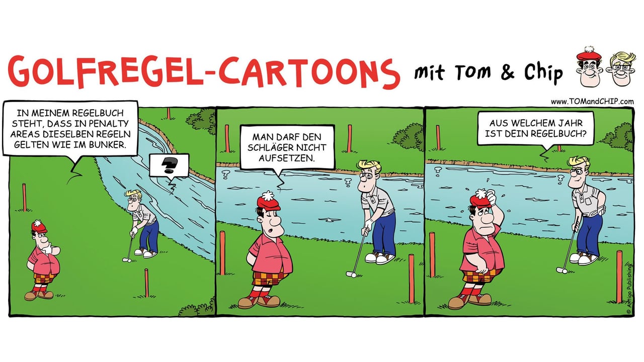 Die Regeln zu Schlägen in der Penalty Area von Tom und Chip. (Bild: Yves C. Ton-That und Michael Weinhaus) Die Regeln zu Schlägen in der Penalty Area von Tom und Chip. (Bild: Yves C. Ton-That und Michael Weinhaus)