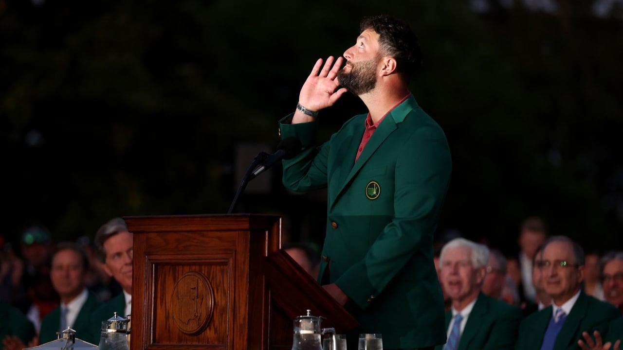 Jon Rahms Worte nach seinem Sieg beim US Masters 2023. (Foto: Getty) Jon Rahms Worte nach seinem Sieg beim US Masters 2023. (Foto: Getty)