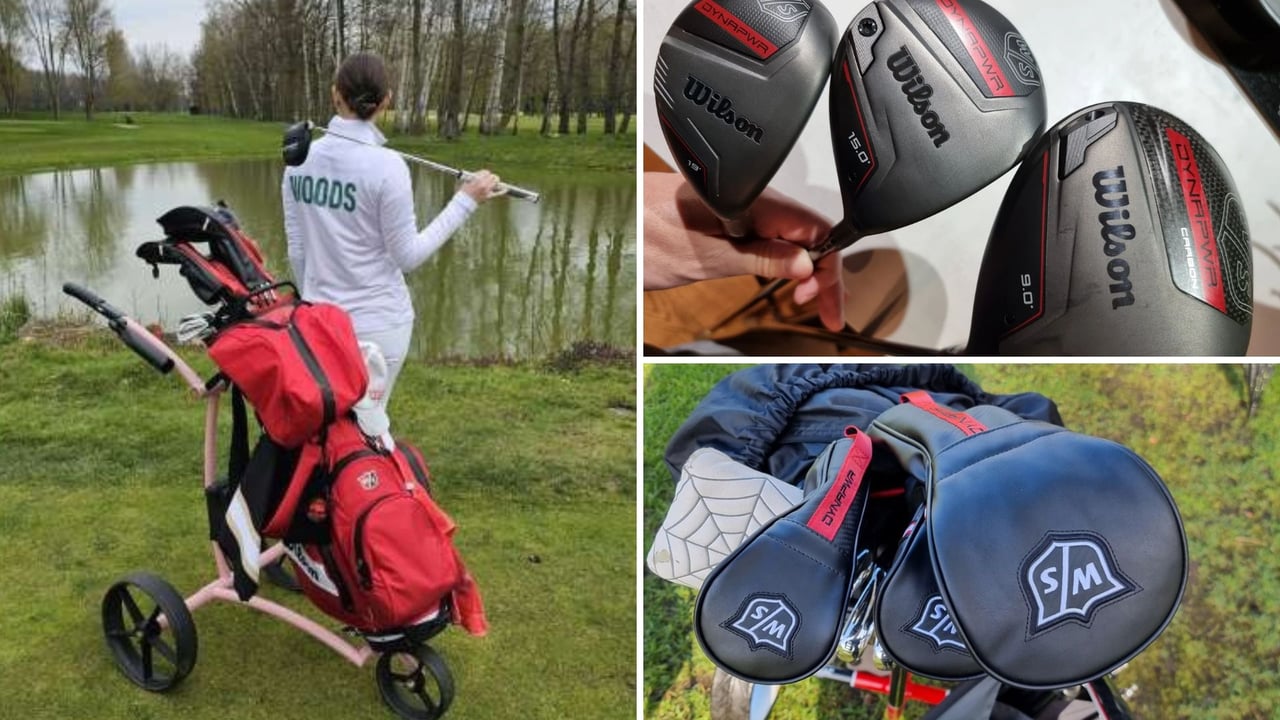 Wilson golf push cart new arrivals