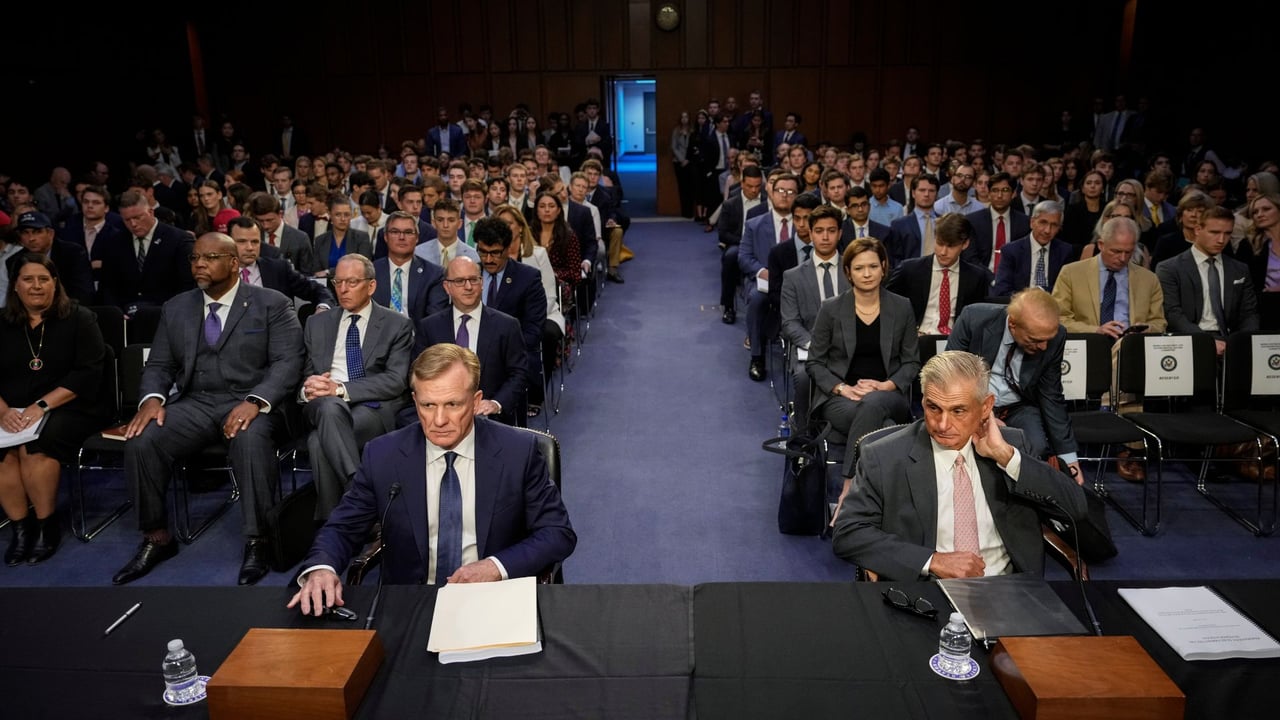 In einer Anhörung vor dem Senat wurden die Beteilgten des Deals zwischen der PGA Tour und dem PIF über drei Stunden lang befragt. (Quelle: Getty) In einer Anhörung vor dem Senat wurden die Beteilgten des Deals zwischen der PGA Tour und dem PIF über drei Stunden lang befragt. (Quelle: Getty)