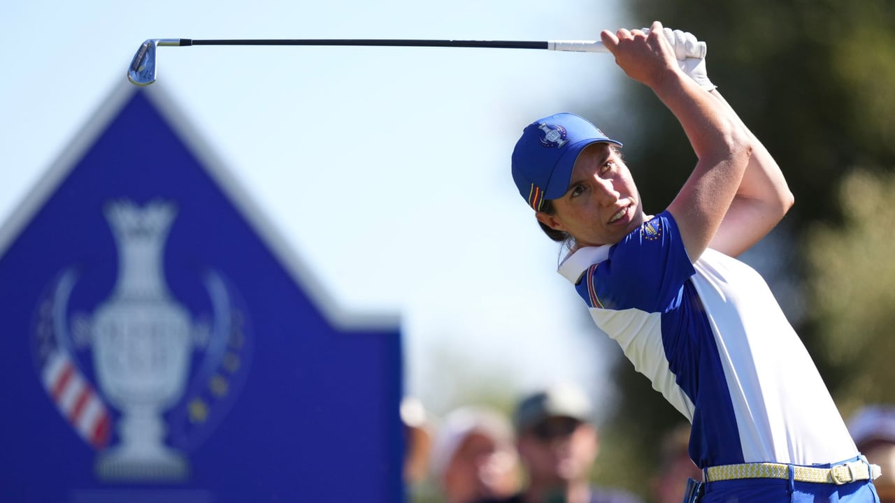 Der Blick ins Bag von Carlota Ciganda beim Solheim Cup 2ß23. (Foto: Getty) Der Blick ins Bag von Carlota Ciganda beim Solheim Cup 2ß23. (Foto: Getty)