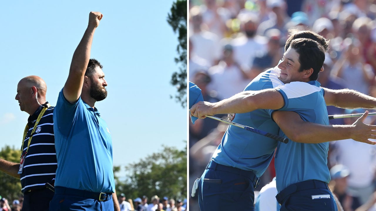 Team Europa sichert sich vier Punkte beim Foursome des Ryder Cup 2023 am Freitag. (Foto: Getty)