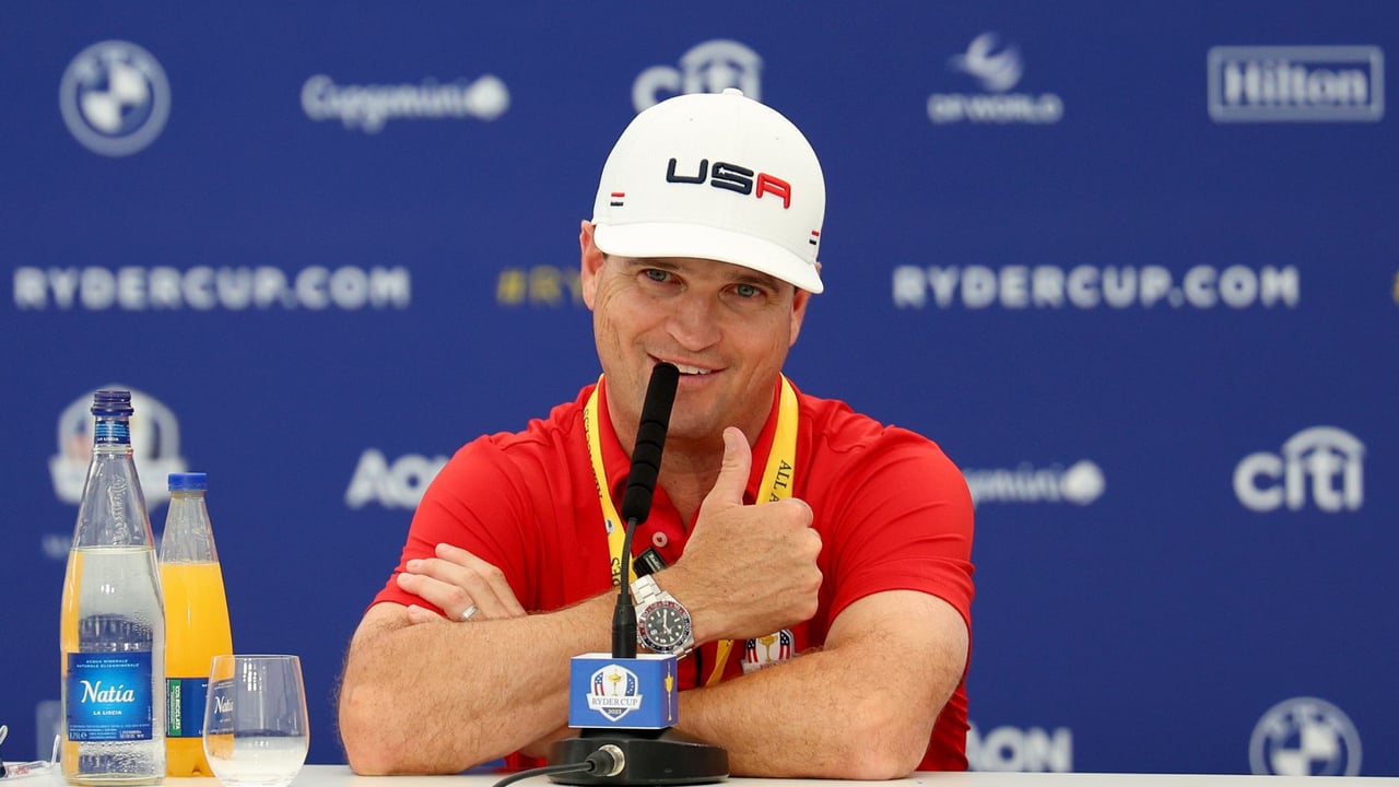 Zach Johnson sieht sein Team beim ryder Cup 2023 nicht in der Favoritenrolle. (Quelle: Getty) Zach Johnson sieht sein Team beim ryder Cup 2023 nicht in der Favoritenrolle. (Quelle: Getty)