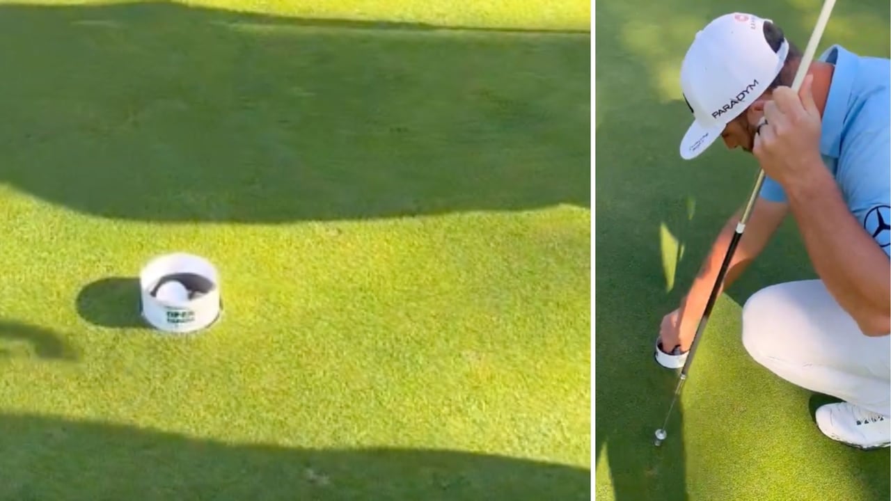 Highlight der Woche: Die "Moving Holes". (Foto: Twitter/@DPWorldTour)