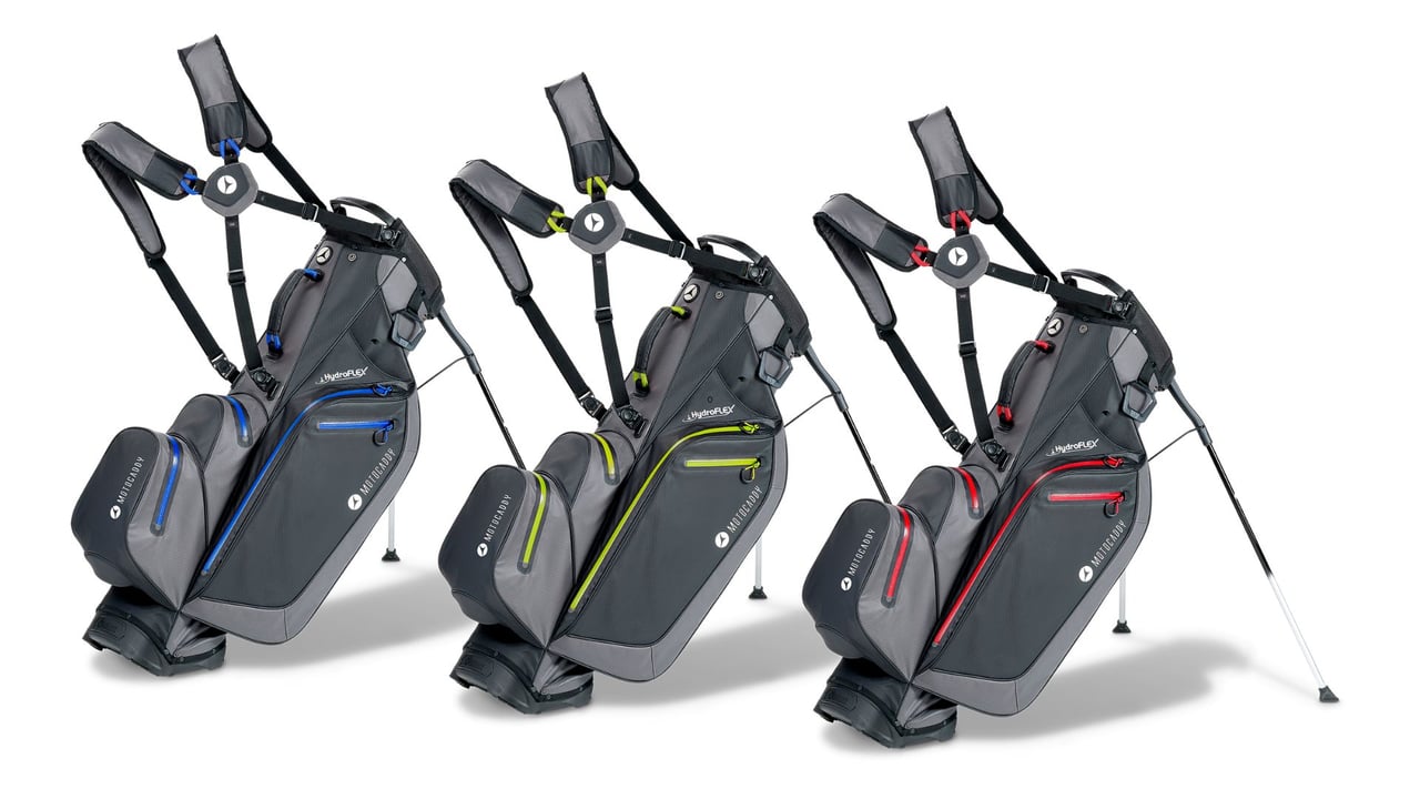 Motocaddy bringt eine neue Tasche auf den Markt, die in drei Farben erhältlich ist. (Foto: Motocaddy) Motocaddy bringt eine neue Tasche auf den Markt, die in drei Farben erhältlich ist. (Foto: Motocaddy)