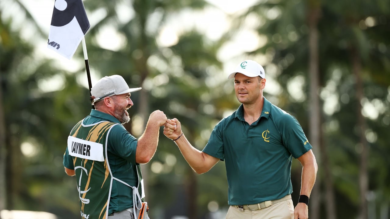Die Cleeks um Kapitän Martin Kaymer sorgen bei der LIV Golf Team Championship für eine Überraschung. (Quelle: Getty) Die Cleeks um Kapitän Martin Kaymer sorgen bei der LIV Golf Team Championship für eine Überraschung. (Quelle: Getty)