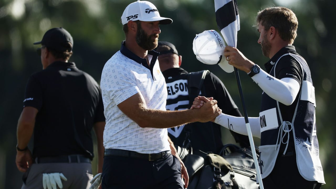 Die 4Aces um Dustin Johnson haben am Sonntag die Chance ihren Titel bei der Team Championship zu verteidigen. (Foto: Getty) Die 4Aces um Dustin Johnson haben am Sonntag die Chance ihren Titel bei der Team Championship zu verteidigen. (Foto: Getty)