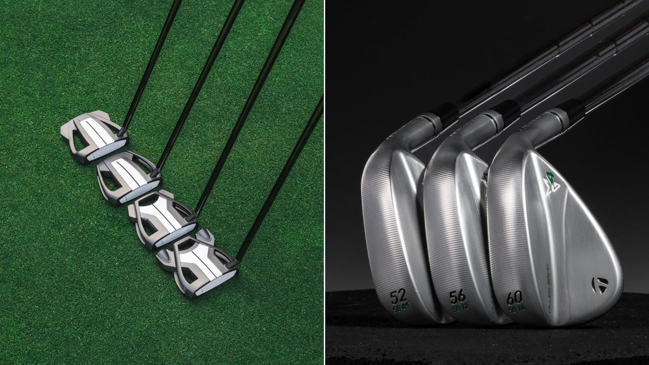 Die neuen TaylorMade Spider Tour Putter (links) sowie die neuen Milled Grind 4 Wedges. (Fotos: TaylorMade) Die neuen TaylorMade Spider Tour Putter (links) sowie die neuen Milled Grind 4 Wedges. (Fotos: TaylorMade)