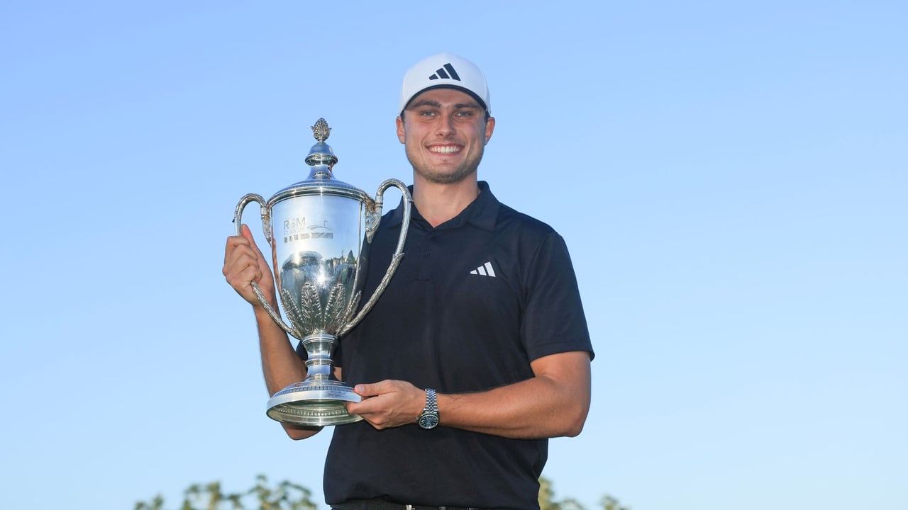 Ludvig Aberg holt ersten PGA-Tour-Sieg. (Foto: Getty)