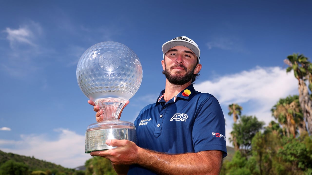 Max Homa hat in Südafrika seinen ersten Titel auf der DP World Tour gewonnen. (Quelle: Getty) Max Homa hat in Südafrika seinen ersten Titel auf der DP World Tour gewonnen. (Quelle: Getty)