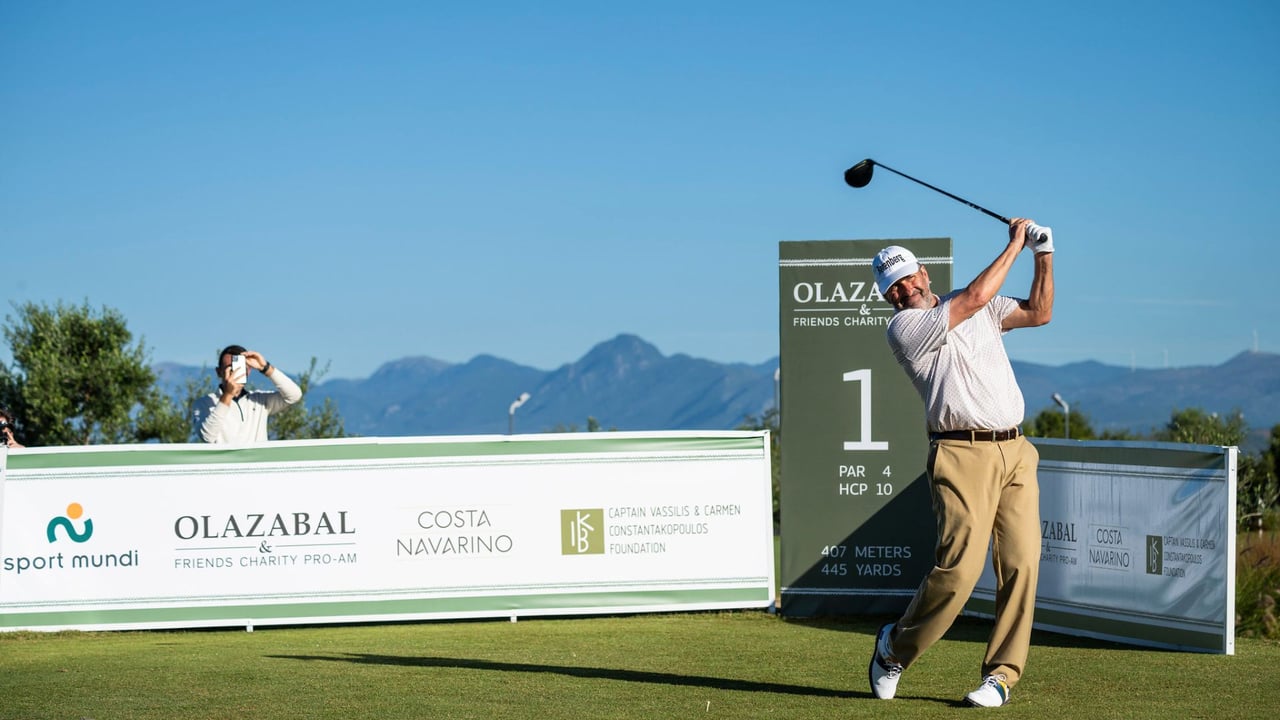 Jose Maria Olazabal hat Profis und Amateure zu einem Charity Pro-Am in Costa Navarino eingeladen. (Quelle: Azalea Group) Jose Maria Olazabal hat Profis und Amateure zu einem Charity Pro-Am in Costa Navarino eingeladen. (Quelle: Azalea Group)