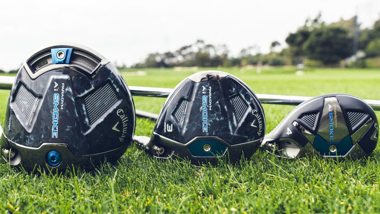 Die Callaway Ai Smoke Driver, Fairwayhölzer und Hybriden der Saison 2024. (Foto: Callaway)