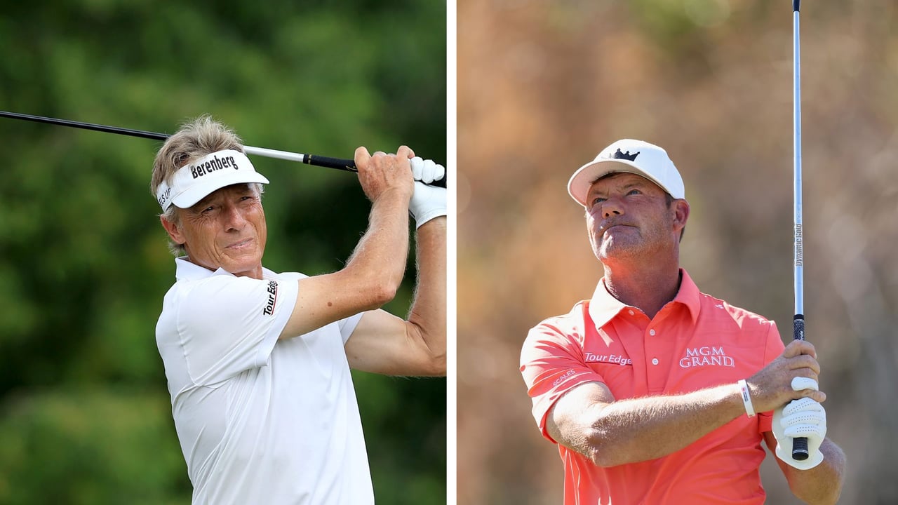 Bernhard Langer und Alex Cejka sind teil des Team Europa beim neuen World Champions Cup. (Quelle: Getty) Bernhard Langer und Alex Cejka sind teil des Team Europa beim neuen World Champions Cup. (Quelle: Getty)
