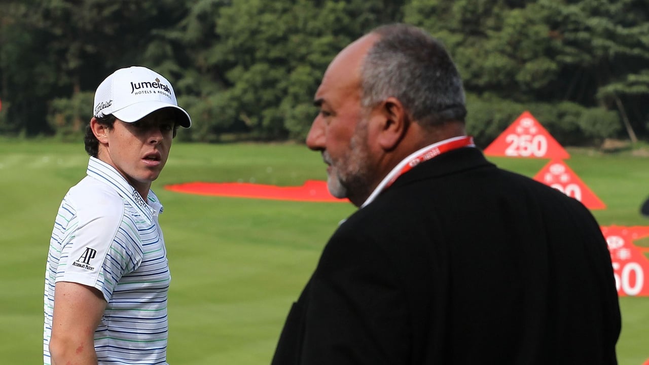 Lange ist es her, dass Andrew Chandler der Manager McIlroys war - jetzt sorgt er mit LIV-Gerüchten für Aufsehen. (Foto: Getty) Lange ist es her, dass Andrew Chandler der Manager McIlroys war - jetzt sorgt er mit LIV-Gerüchten für Aufsehen. (Foto: Getty)