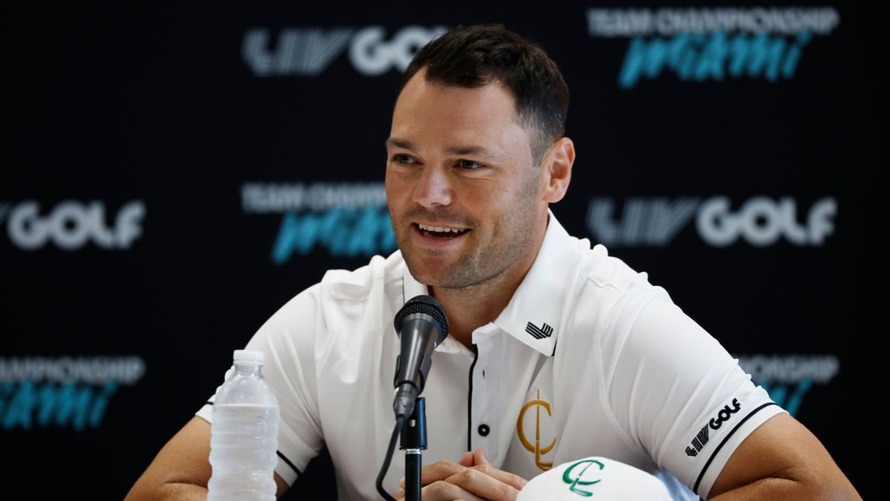 Martin Kaymer gab sich vor dem LIV Golf League Event in Las Vegas optimistisch. (Quelle: Getty) Martin Kaymer gab sich vor dem LIV Golf League Event in Las Vegas optimistisch. (Quelle: Getty)