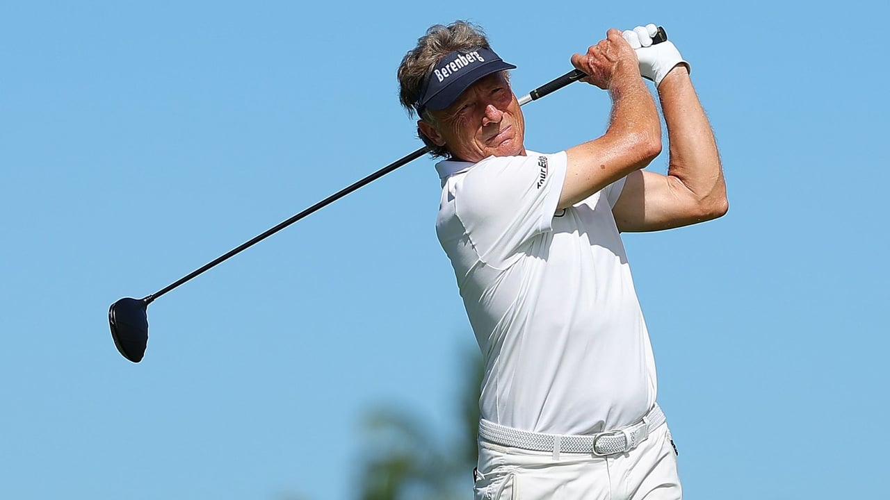 Bernhard Langer meldet sich mit positiven Neuigkeiten aus seiner Reha zurück. (Foto: Getty) Bernhard Langer meldet sich mit positiven Neuigkeiten aus seiner Reha zurück. (Foto: Getty)