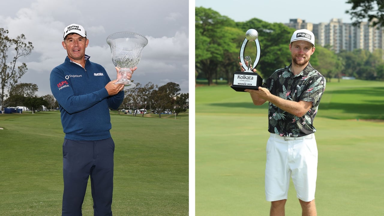 Padraig Harrington, Sieger auf der Champions Tour und Rasmus Neergaard-Petersen, Sieger auf der Challenge Tour. (Fotos: Getty) Padraig Harrington, Sieger auf der Champions Tour und Rasmus Neergaard-Petersen, Sieger auf der Challenge Tour. (Fotos: Getty)