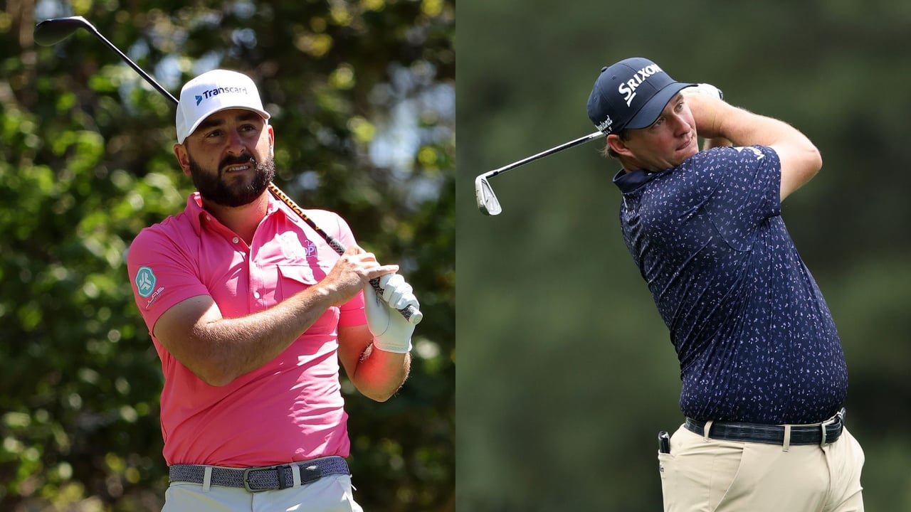 Stephan Jäger und Sepp Straka beim US Masters 2024. (Fotos: Getty)