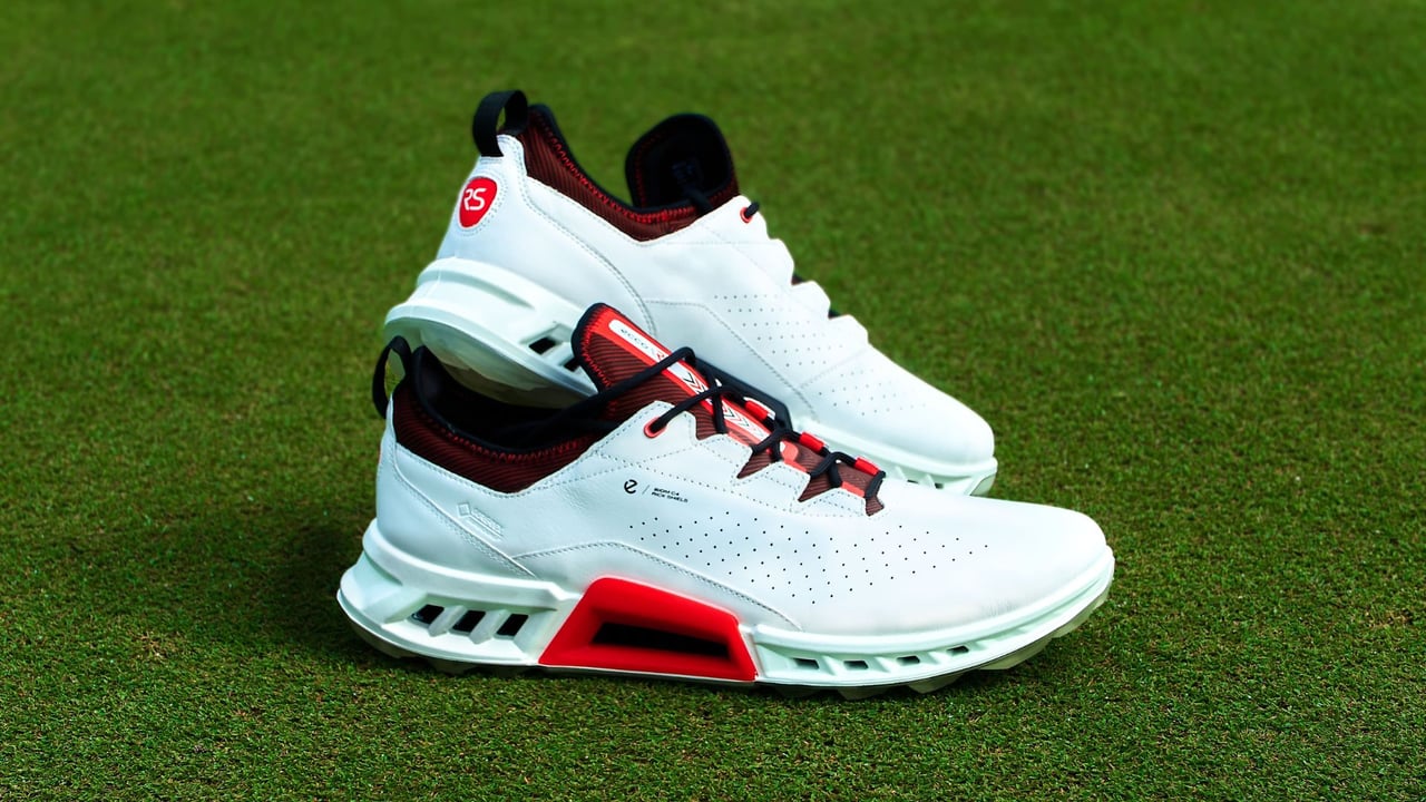 Die neuen limitierten Ecco x Rick Shiels Biom C4 Golfschuhe. (Foto: Ecco Golf) Die neuen limitierten Ecco x Rick Shiels Biom C4 Golfschuhe. (Foto: Ecco Golf)