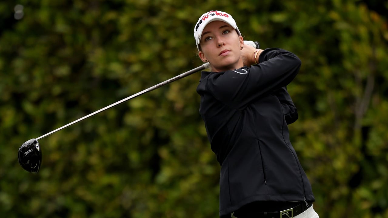 Alexandra Försterling führt beim Amundi German Masters 2024 auf der Ladies European Tour. (Foto: Getty)
