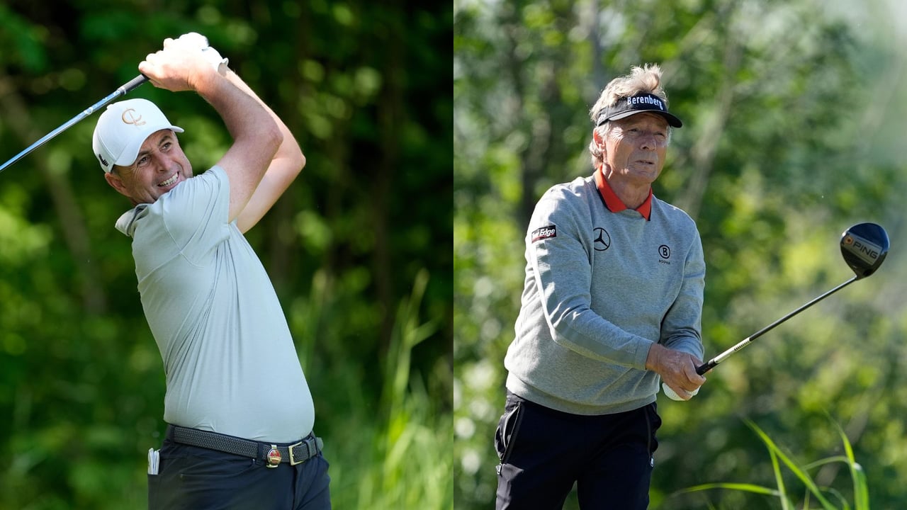 Richard Bland führt auf der Champions Tour, Bernhard Langer schafft voraussichtlich den Cut. (Fotos: Getty) Richard Bland führt auf der Champions Tour, Bernhard Langer schafft voraussichtlich den Cut. (Fotos: Getty)