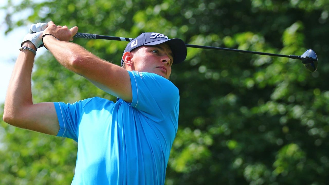 Am 3. Spieltag der DGL dabei: Tour-Pro Jannik de Bruyn. Am 3. Spieltag der DGL dabei: Tour-Pro Jannik de Bruyn.