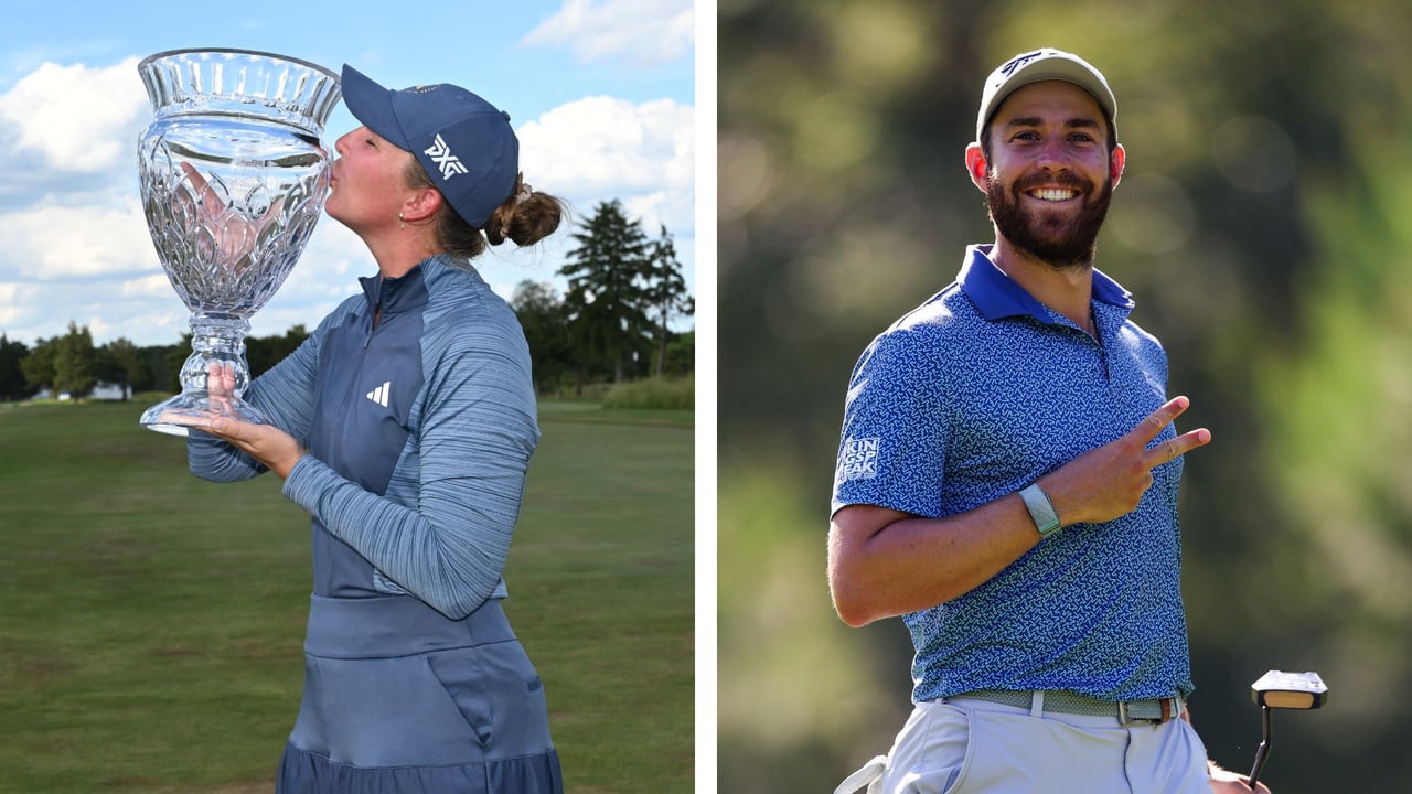 Linnea Strom gewann auf der LPGA Tour, Thomas Rosenmüller holt T6 auf der Korn Ferry Tour. (Fotos: Getty)