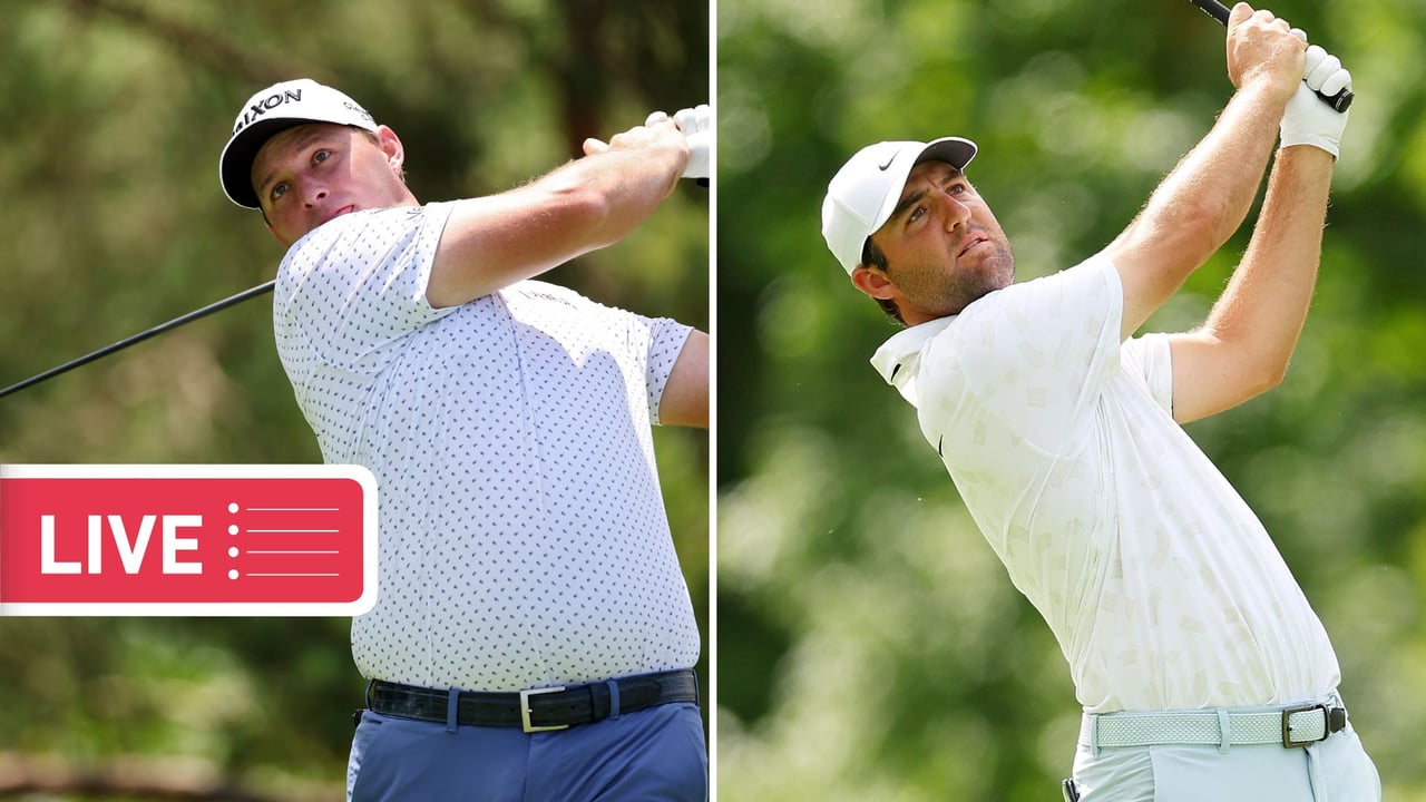 Sepp Straka (l.) ist Scottie Scheffler (r.) auf den Fersen. (Fotos: Getty)