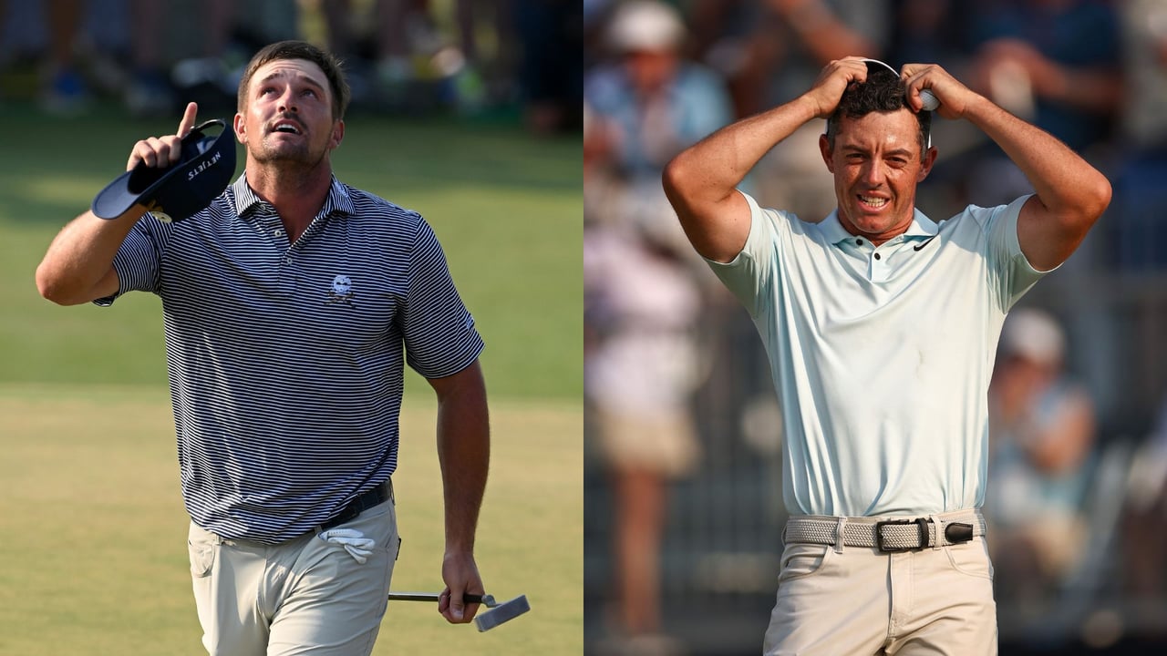 Bryson DeChambeau und Rory McIlroy lieferten sich bei der US Open 2024 ein dramatisches Finale. (Fotos: Getty) Bryson DeChambeau und Rory McIlroy lieferten sich bei der US Open 2024 ein dramatisches Finale. (Fotos: Getty)