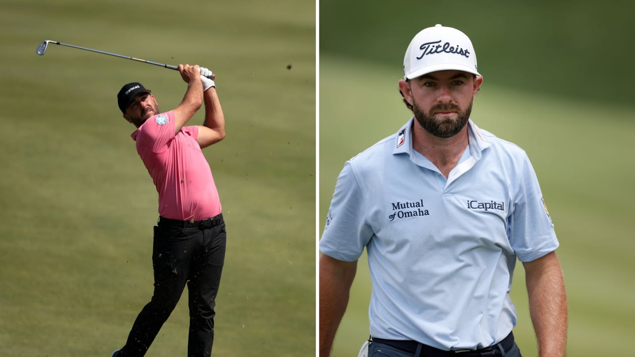 Bei der Travelers Championship der PGA Tour macht Jäger einen großen Satz nach vorne, während Young in die Platzbücher schreibt. (Fotos: Getty) Bei der Travelers Championship der PGA Tour macht Jäger einen großen Satz nach vorne, während Young in die Platzbücher schreibt. (Fotos: Getty)