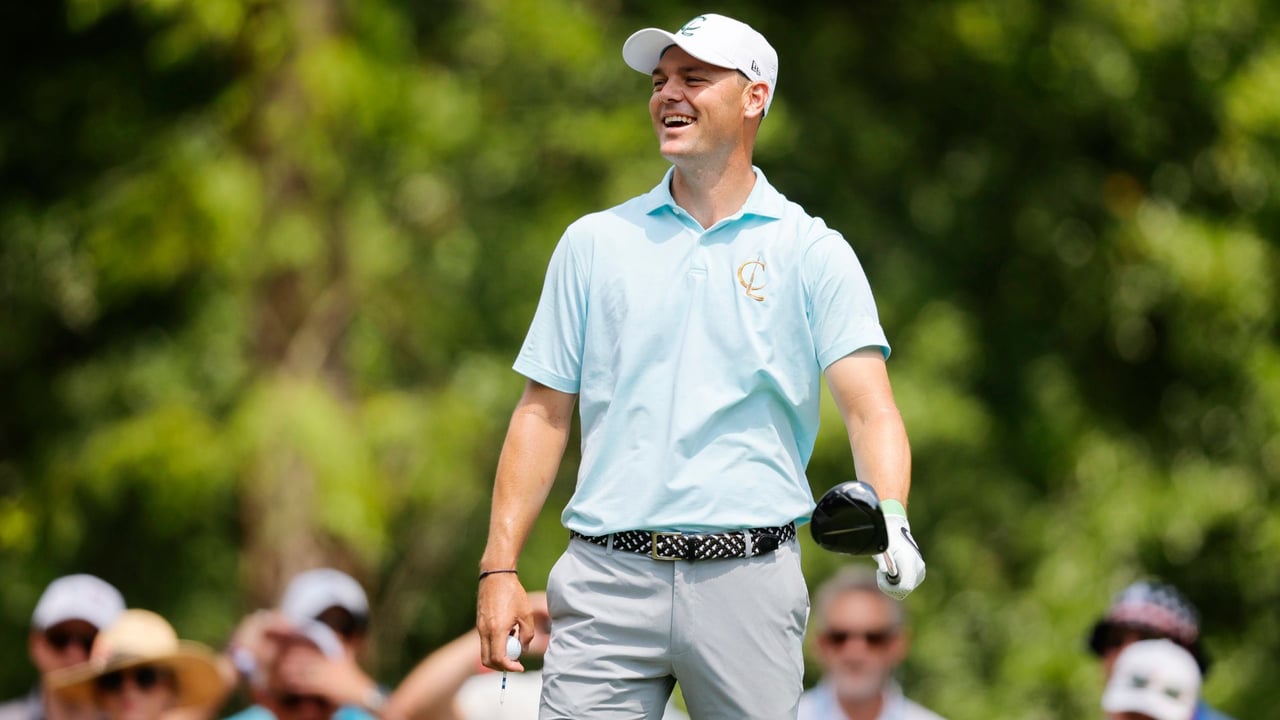 Martin Kaymer hatte bei der ersten Runde der US Open 2024 allen GRund zur Freude. (Quelle: Getty)