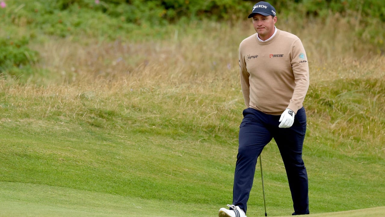 Sepp Straka am zweiten Tag der British Open 2024. (Quelle: Getty) Sepp Straka am zweiten Tag der British Open 2024. (Quelle: Getty)